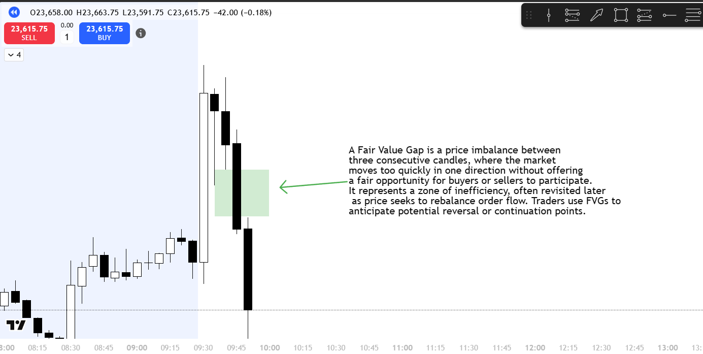 Fair Value Gap (FVG) Example